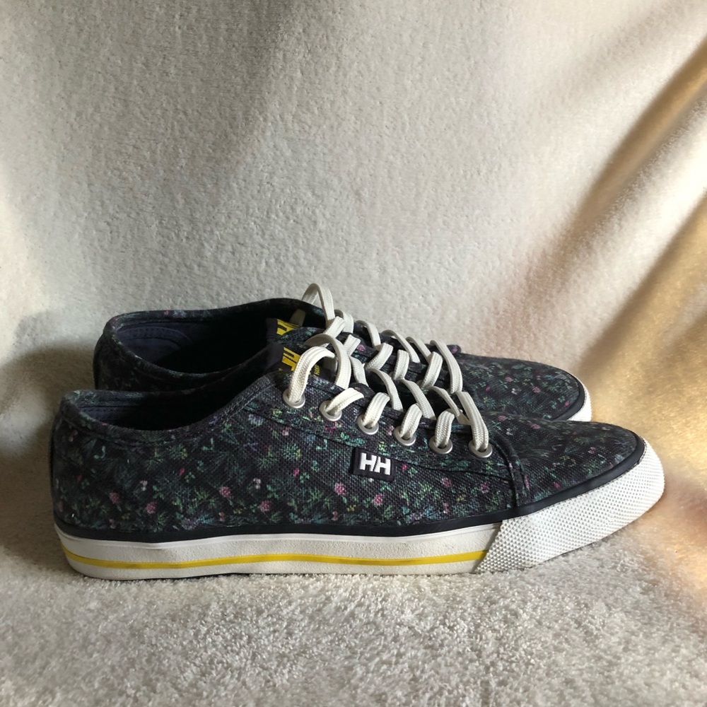 Helly Hansen fjord canvas shoe sneakers V2 floral flowers - Picture 3 of 8